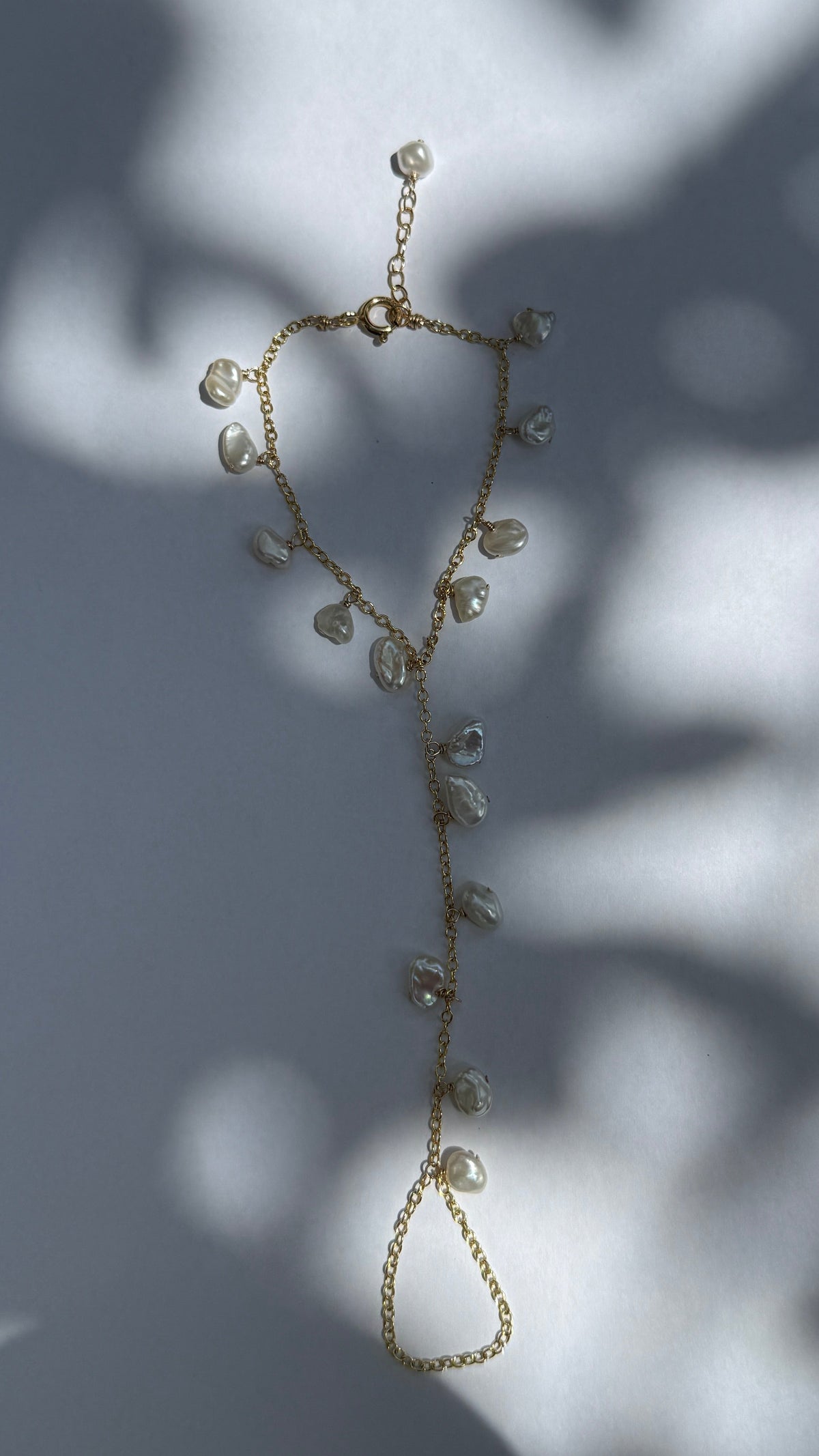 Keshi Pearl Hand Chain, The One Collection piece 11 of 30