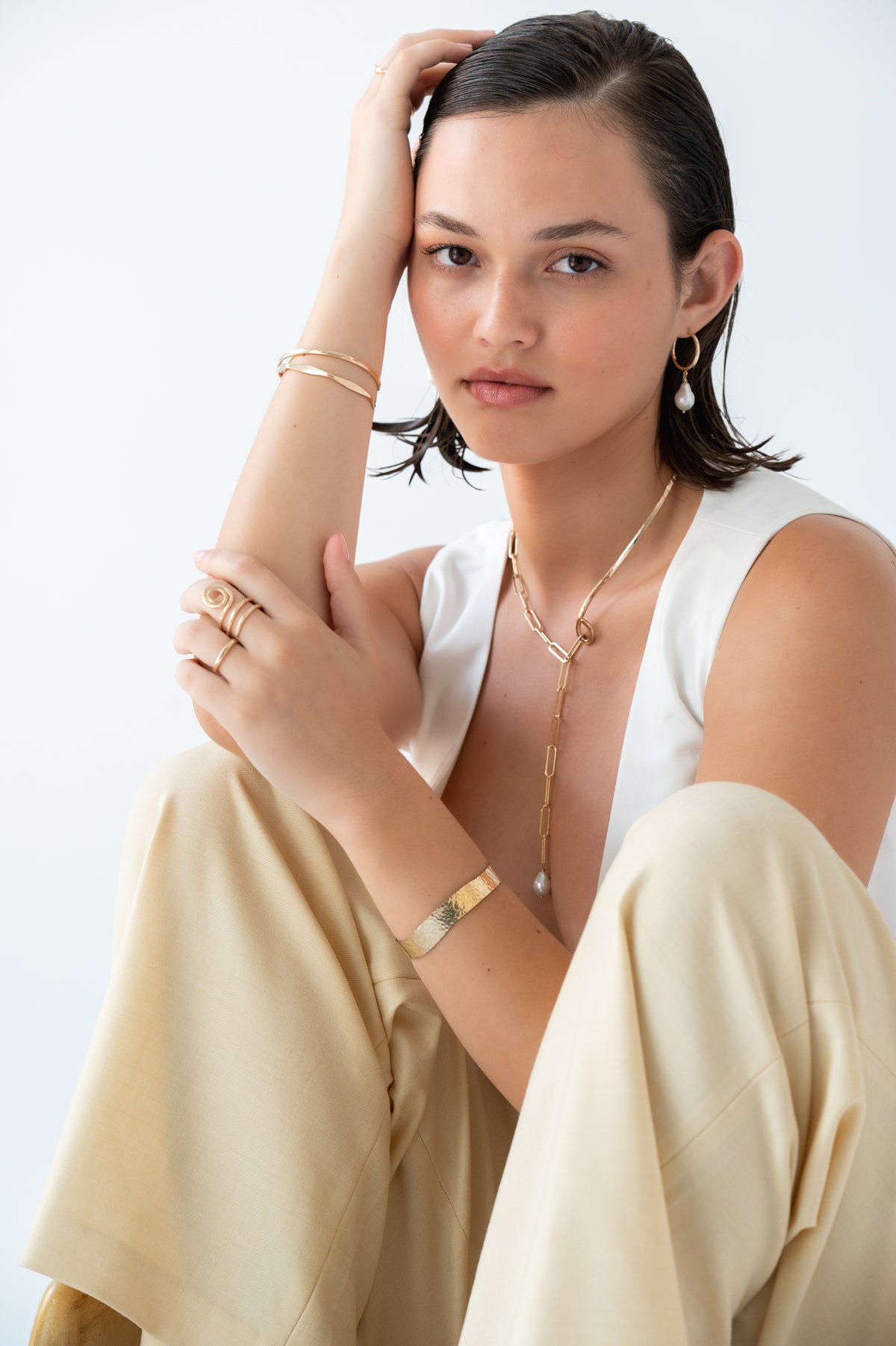 Wonder Cuff in 14k gold filled, view 2