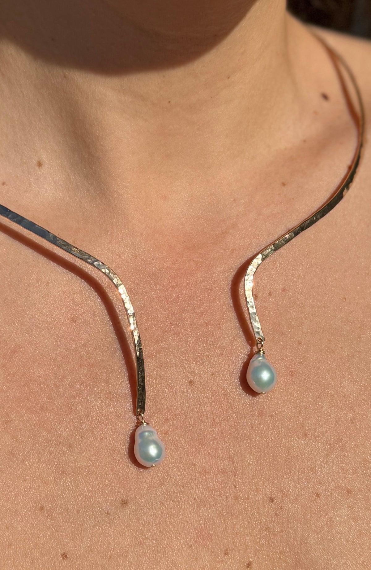 Amor Choker in 14k gold filled, view 3