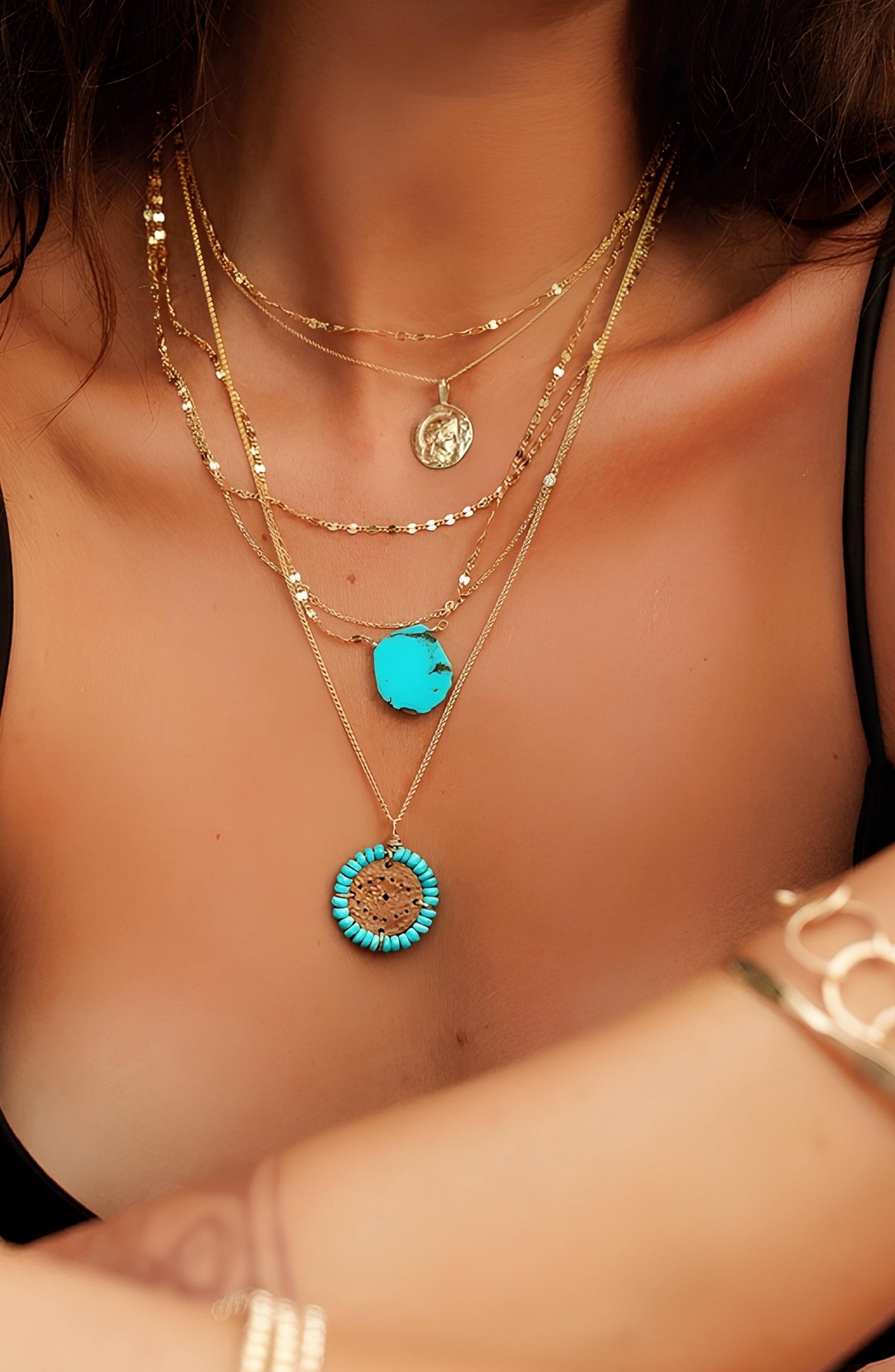 Athena Coin Pendant, view 3