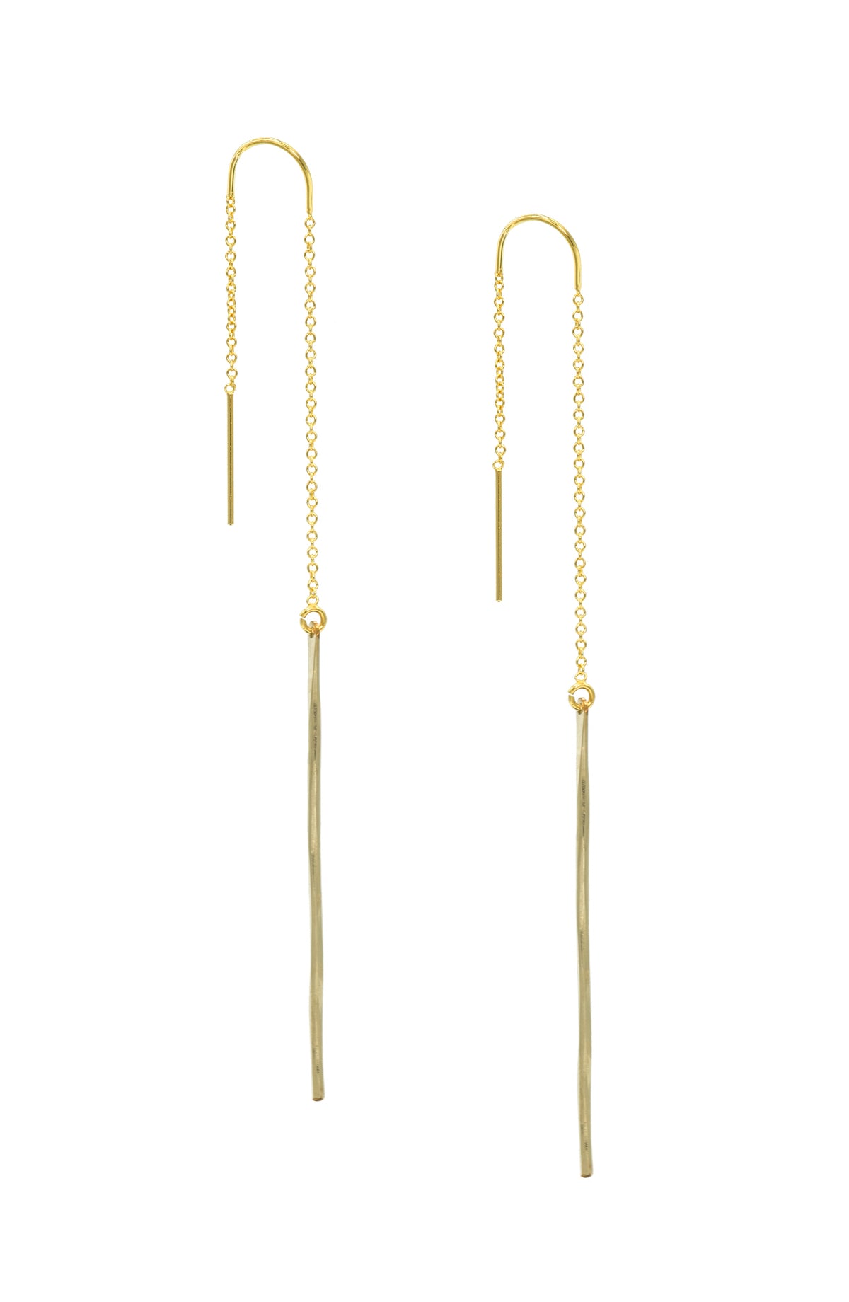 Bar U Threaders in 14k gold filled