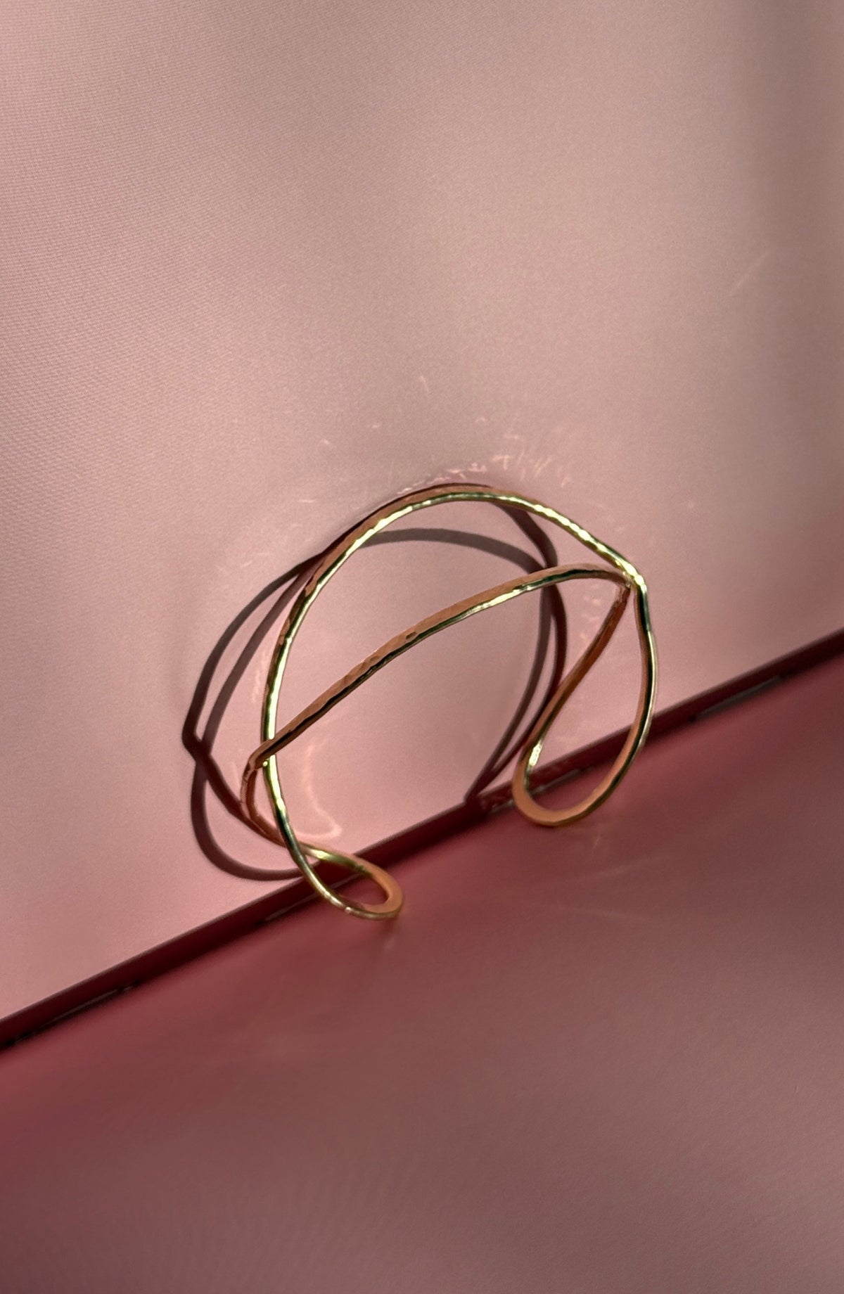 DNA Cuff in 14k gold filled, view 3