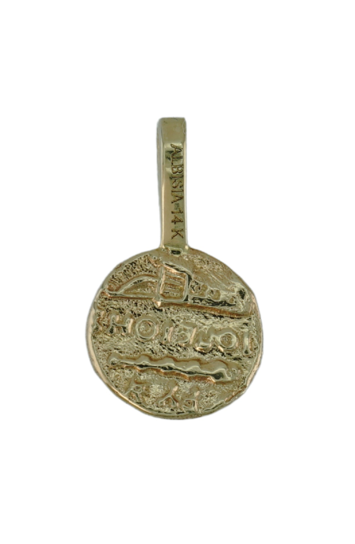 Mini Athena Coin Pendant, view 3
