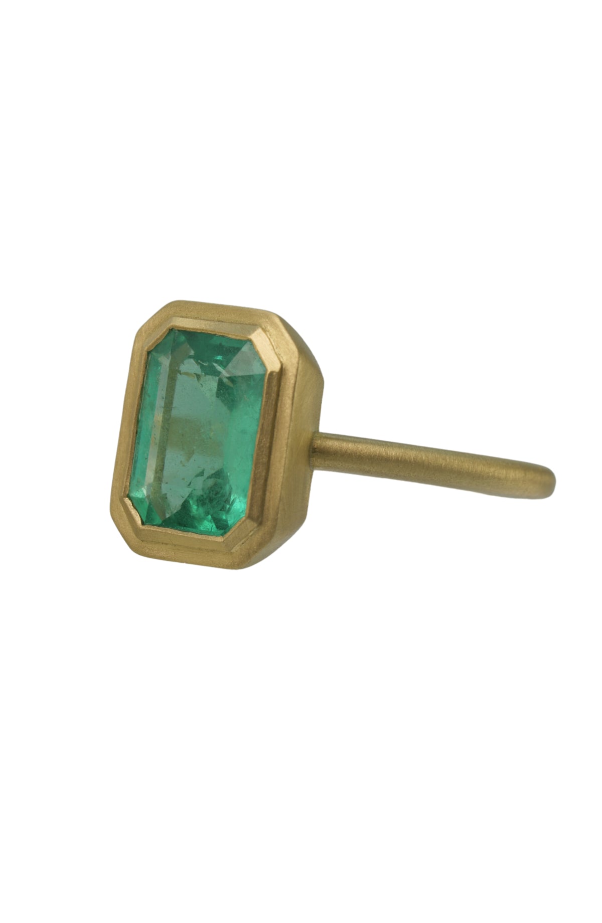 Pure Emerald Ring in 18k gold, view 4