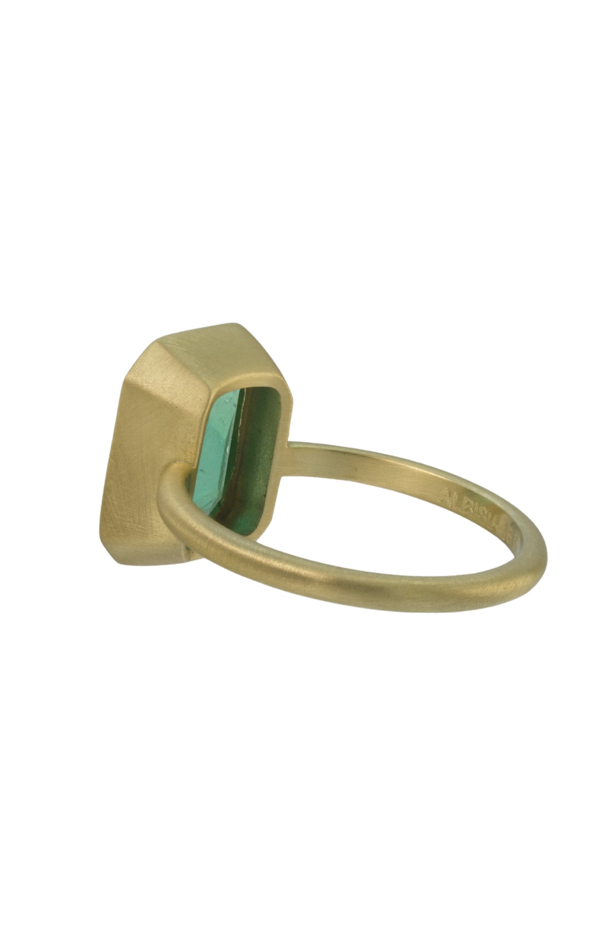 Pure Emerald Ring in 18k gold, view 7