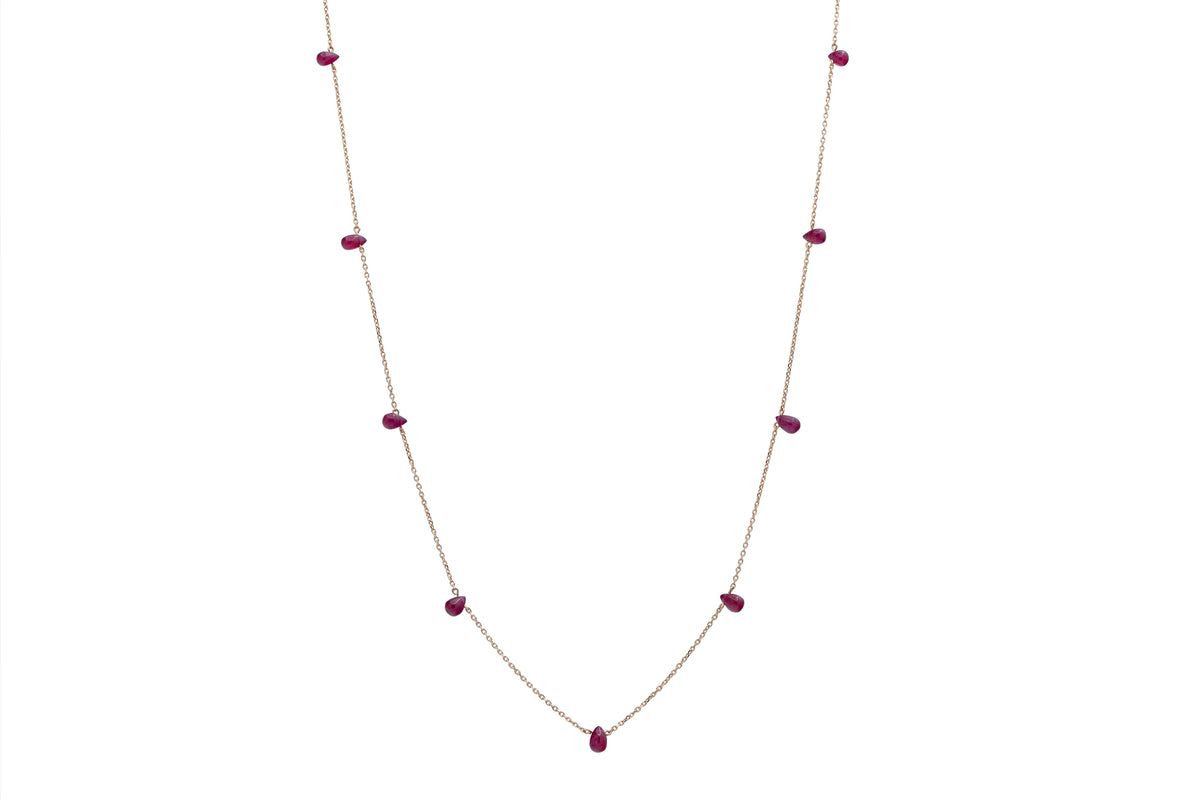 Nine Ruby Necklace