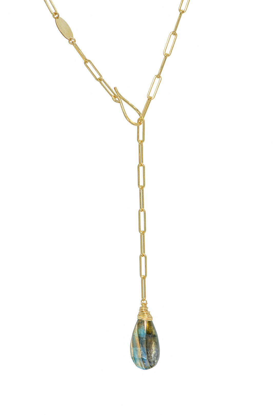 Veda Labradorite Lariat