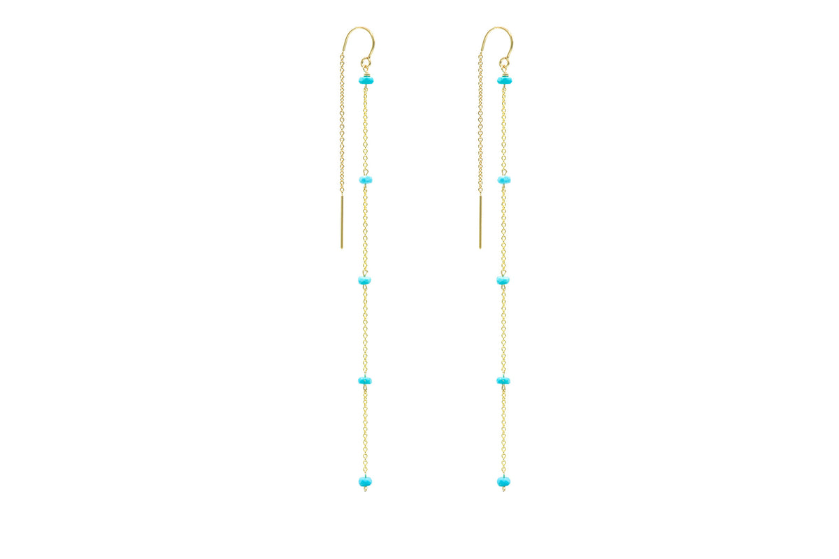 Turquoise Threaders, detail