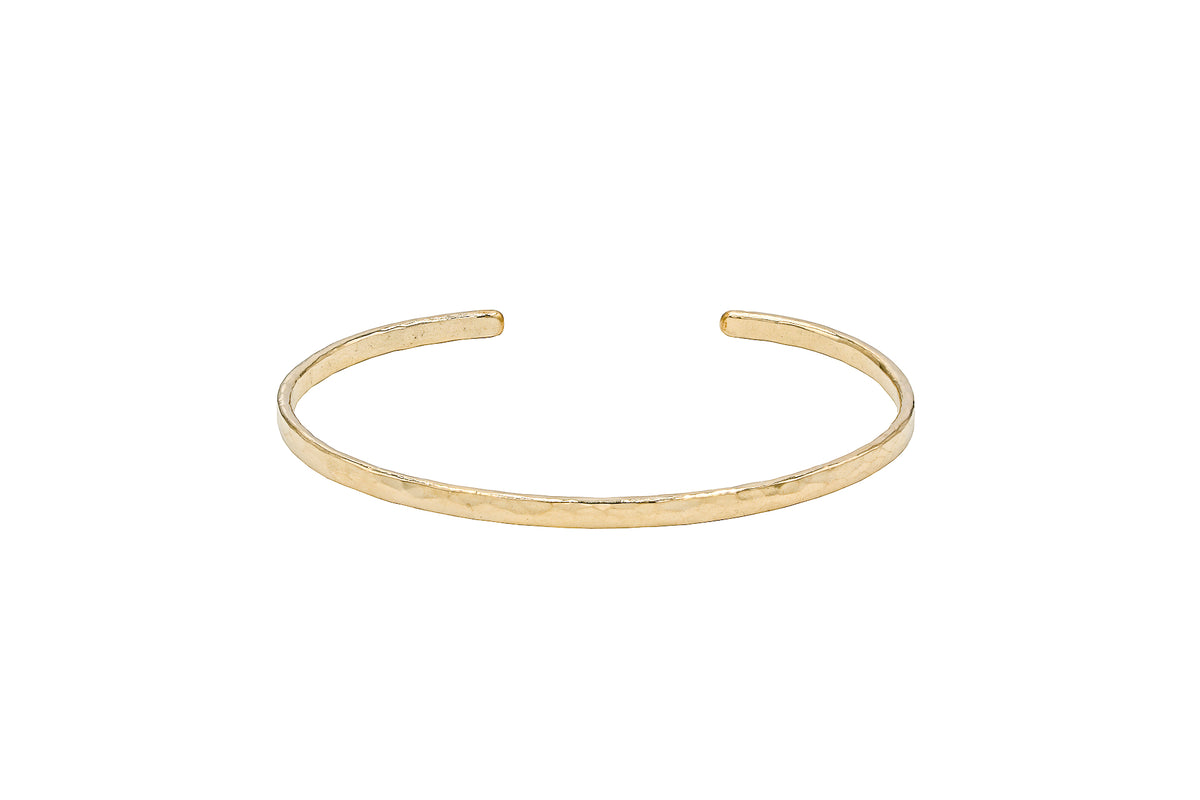 Simpli Cuff, plain hammered