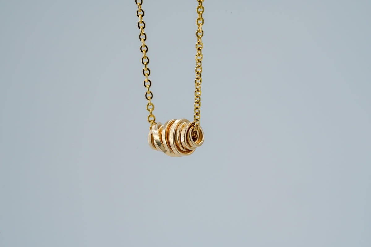 Mess Necklace in 14k gold filled, view 3