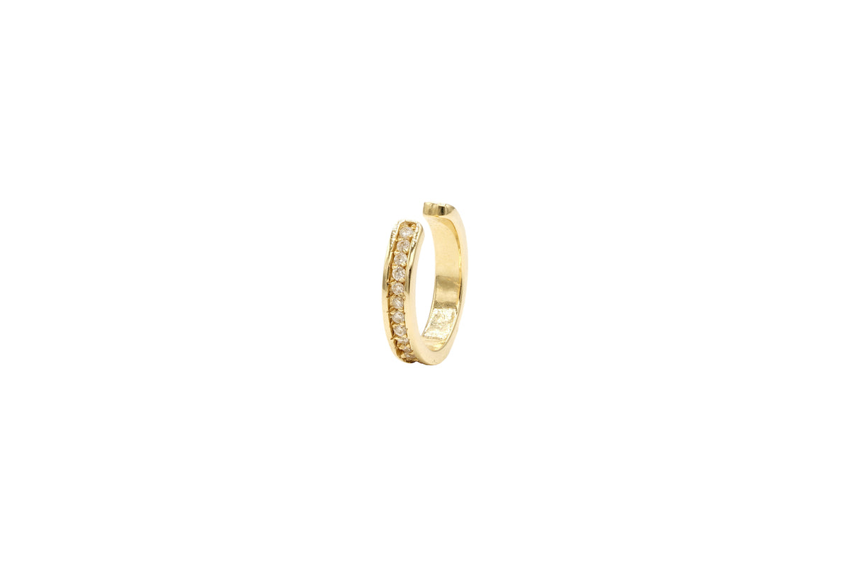 Lucy Ear Cuff in 14k yellow gold, view 3