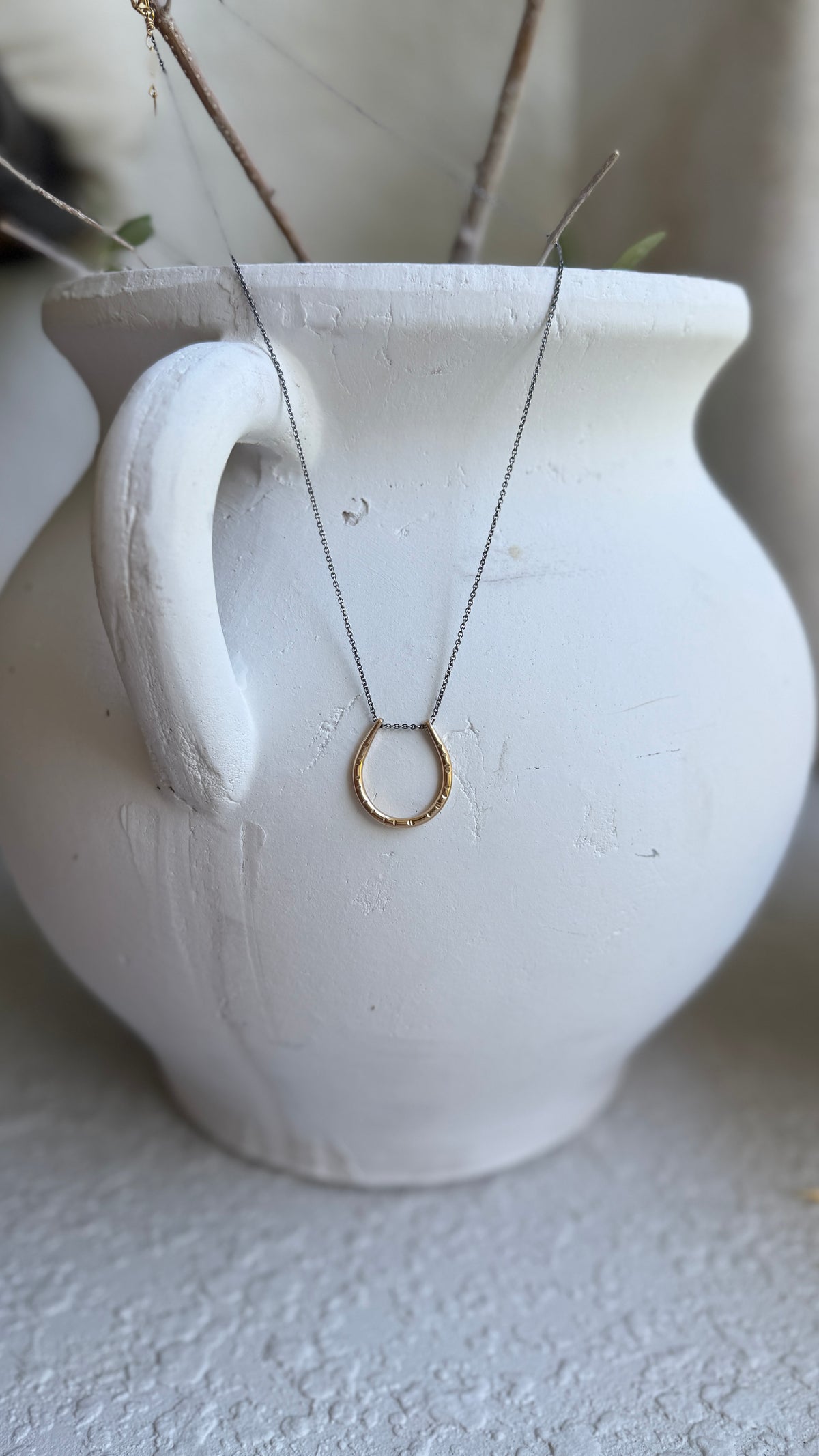 Lucky Horseshoe Necklace, The One Collection piece 3 of 30, view 2