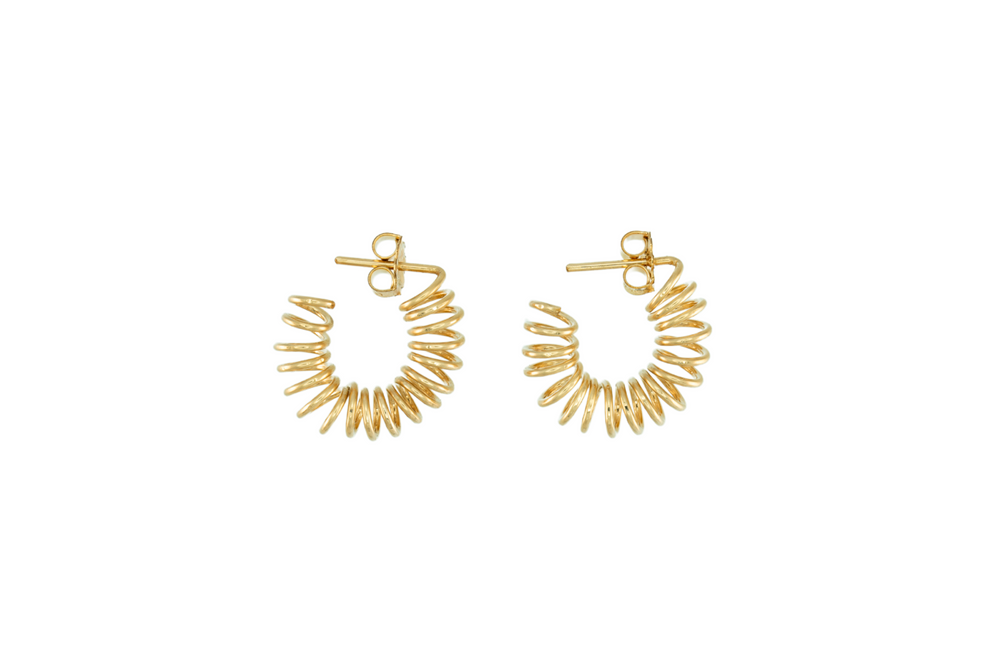 Spring Hoops in 14k gold filled