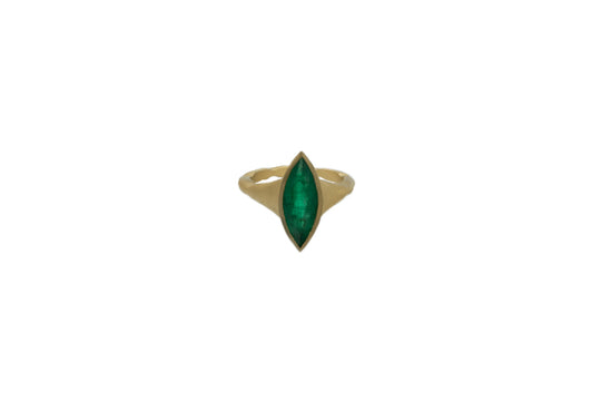 Brazilian Marquise Emerald Ring