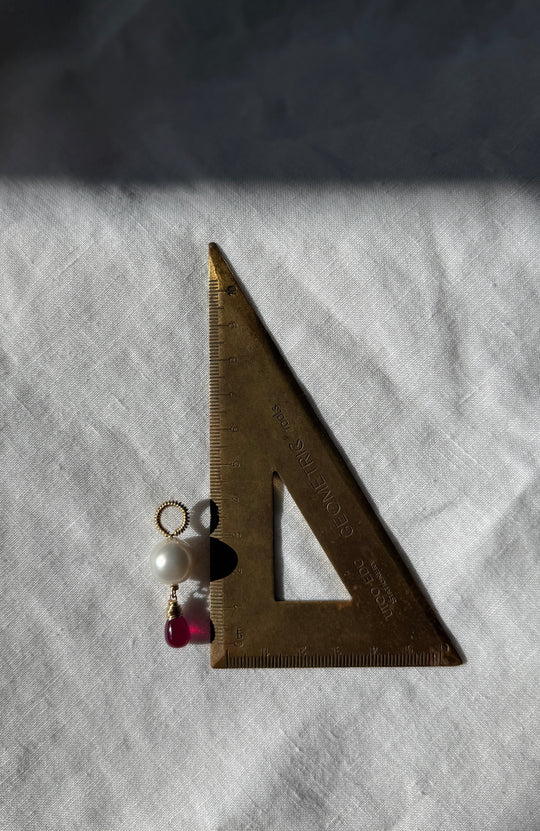 South Sea Pearl & Ruby Pendant