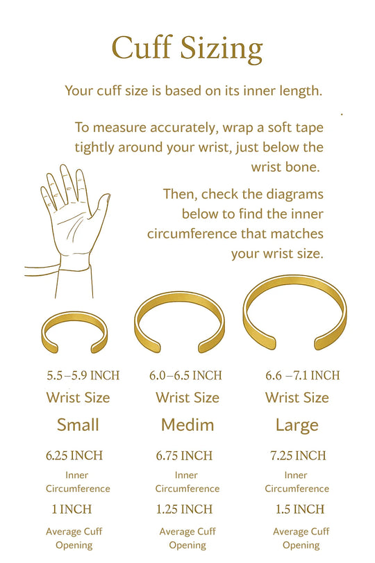 Simpli Cuff - Flat Hammered Top