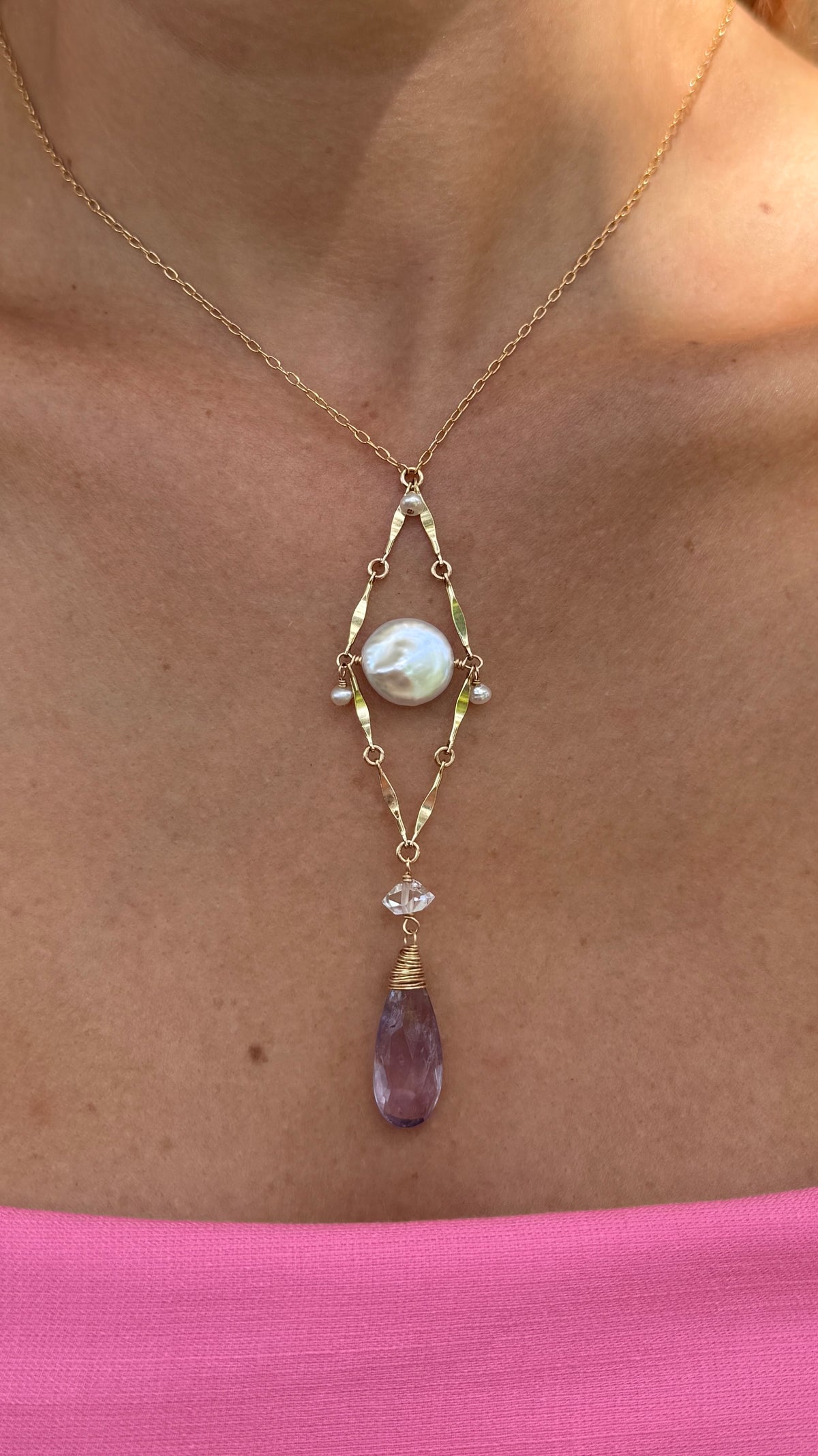 Tulum Amethyst Necklace, The One Collection piece 18 of 30, view 2