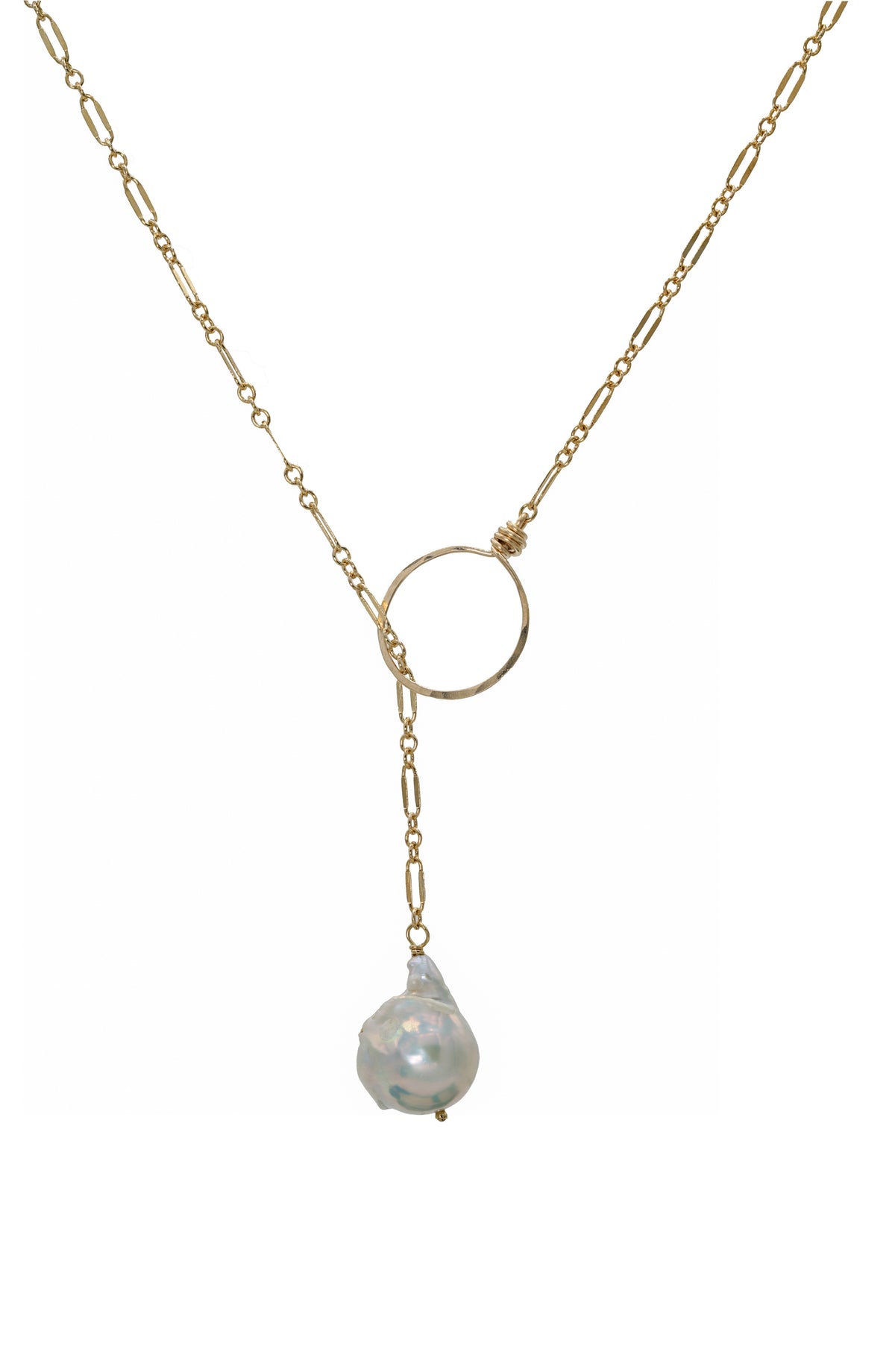 Amy Lariat in 14k gold filled