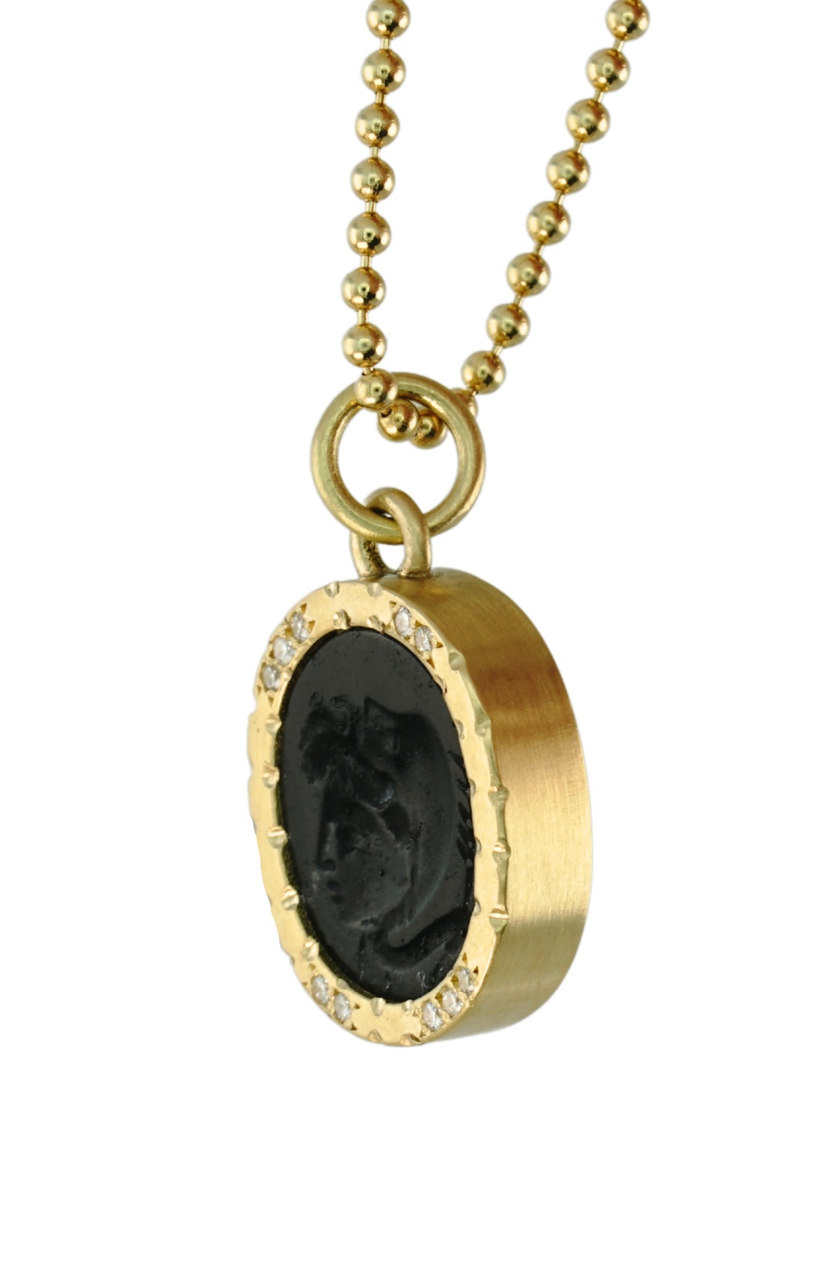 Intaglio Athena Necklace