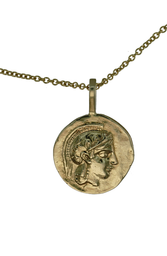 Athena Coin Pendant