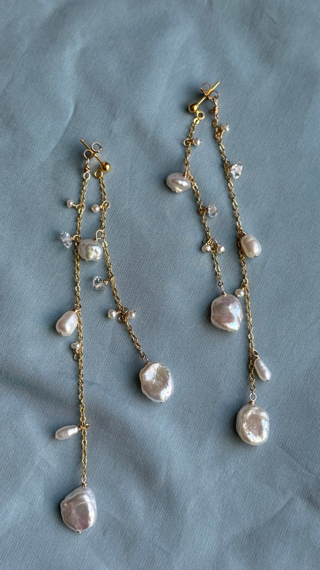 Reserved Keshi Pearl Earrings
