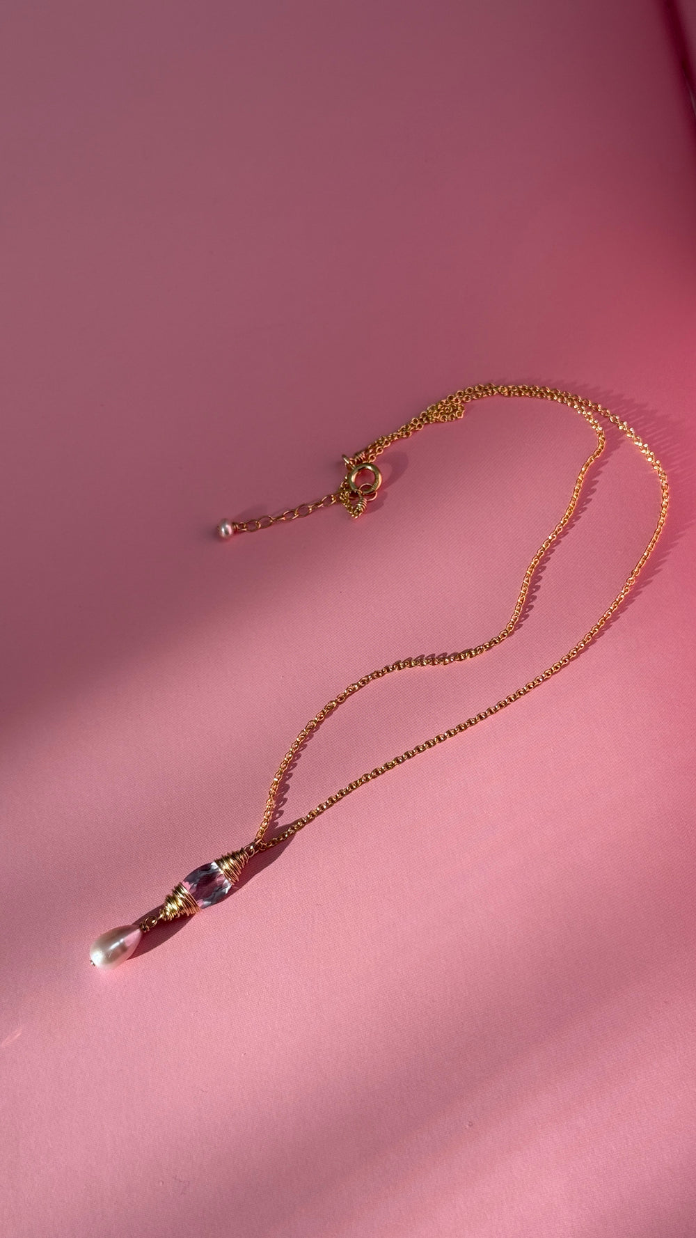 Amethyst & Pearl Necklace