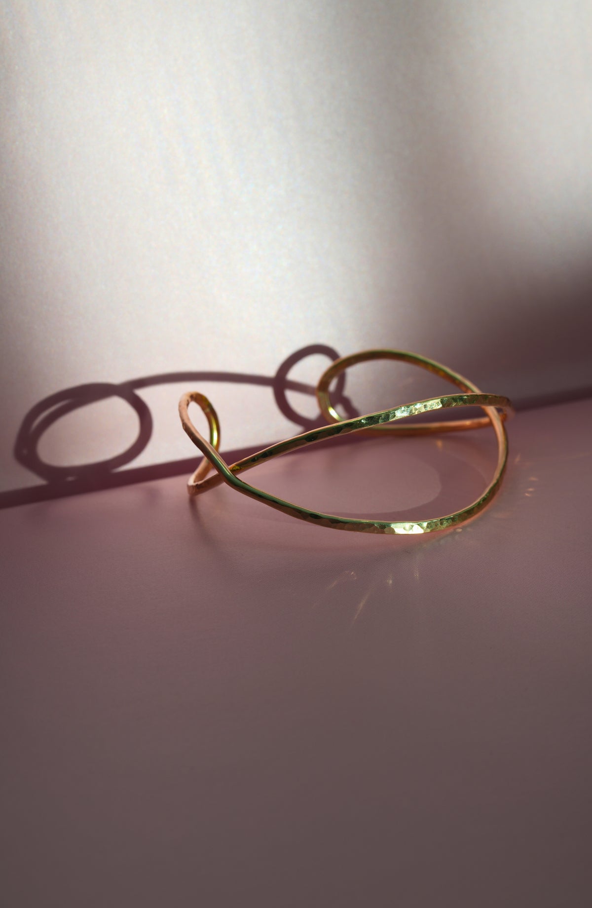DNA Cuff in 14k gold filled, view 5