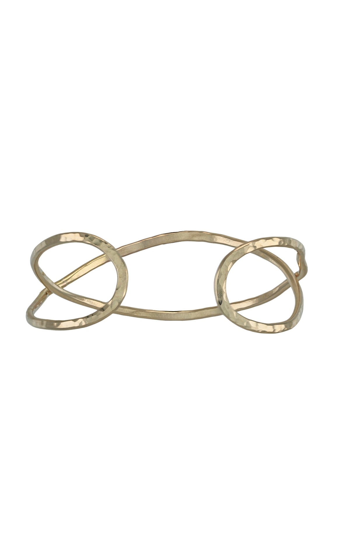 DNA Cuff in 14k gold filled