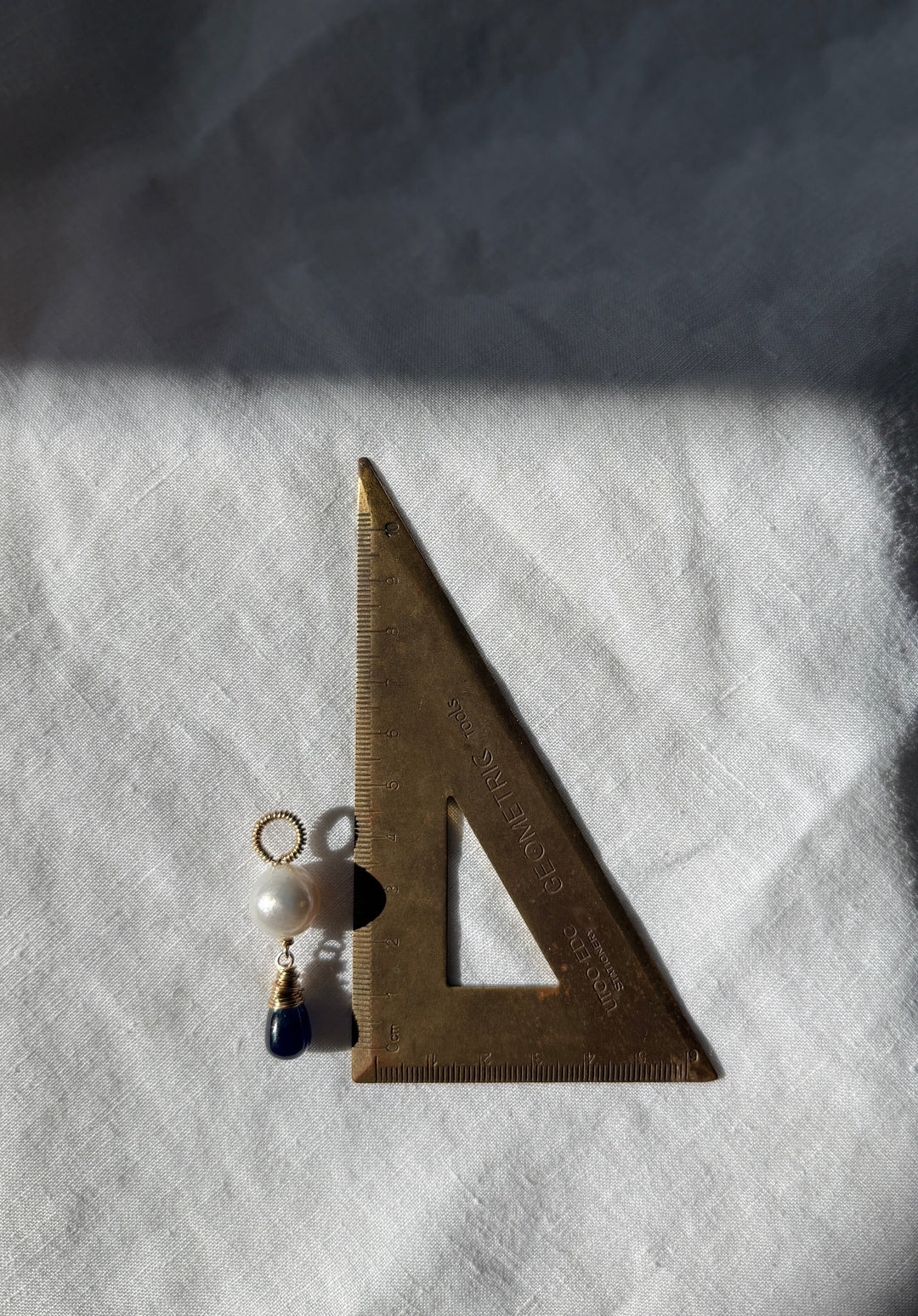 Sapphire & South Sea Pearl Pendant