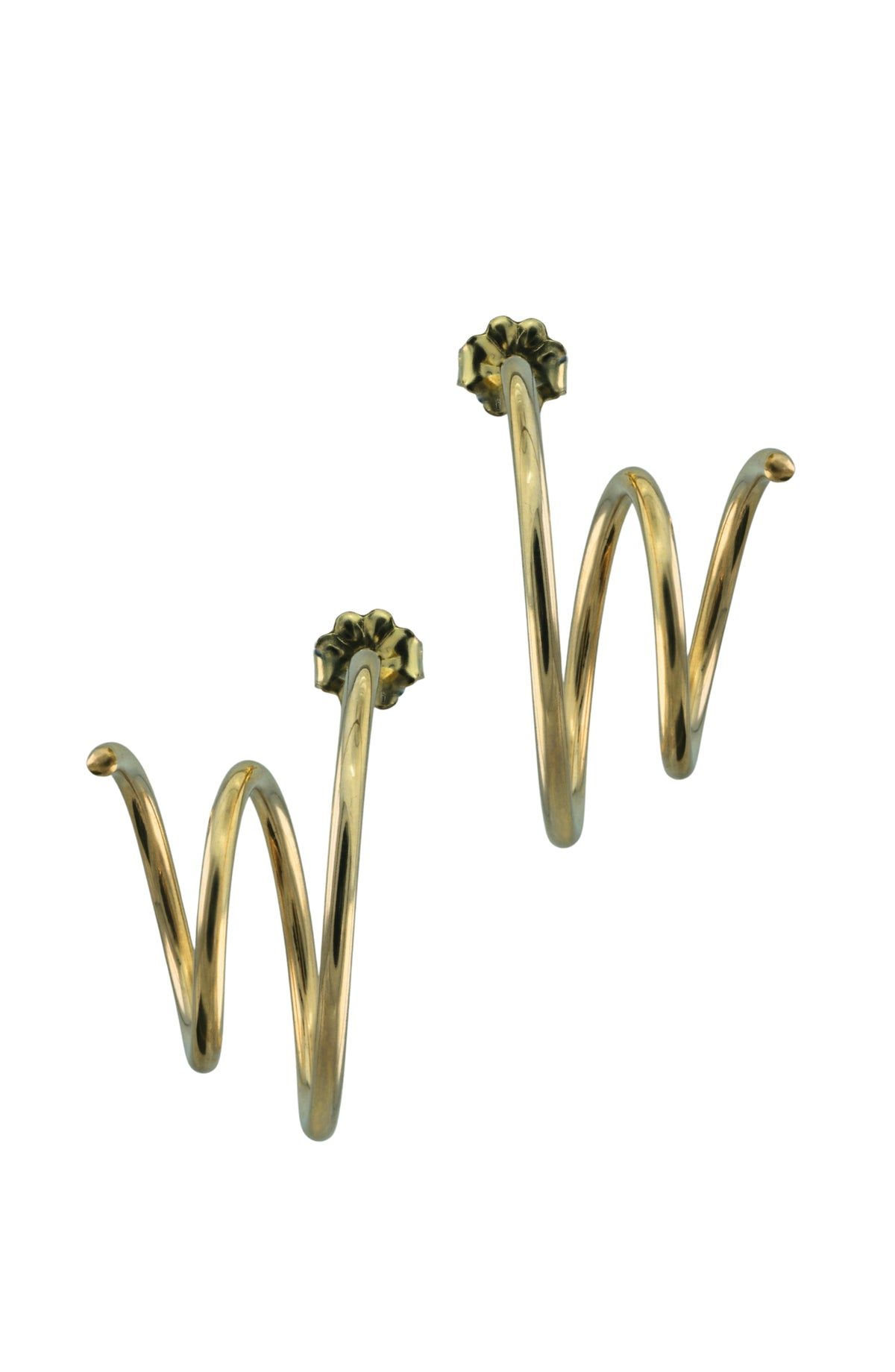 Elio Double Hoop earrings, view 4