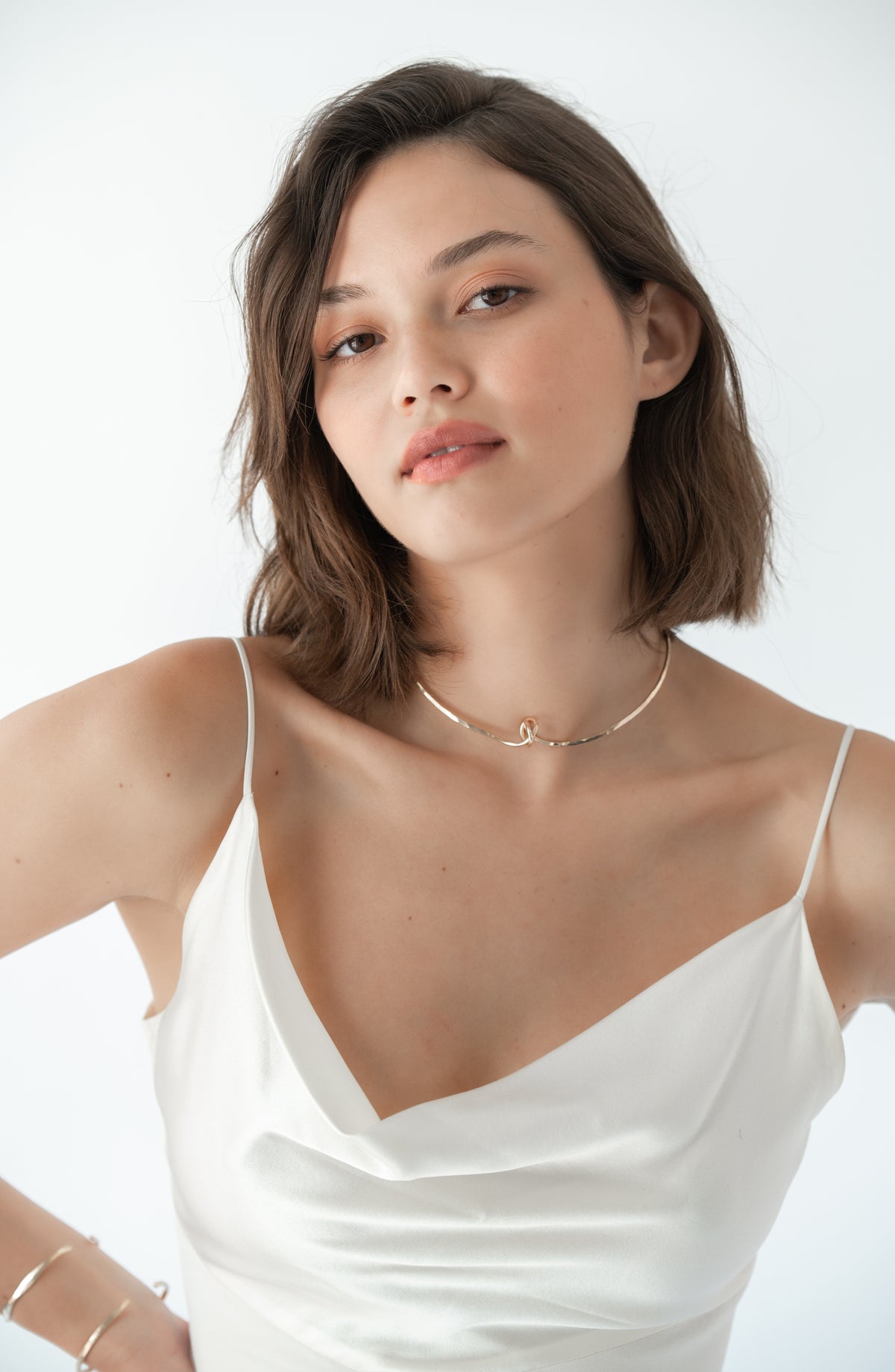 Eris Choker in 14k gold filled, view 3