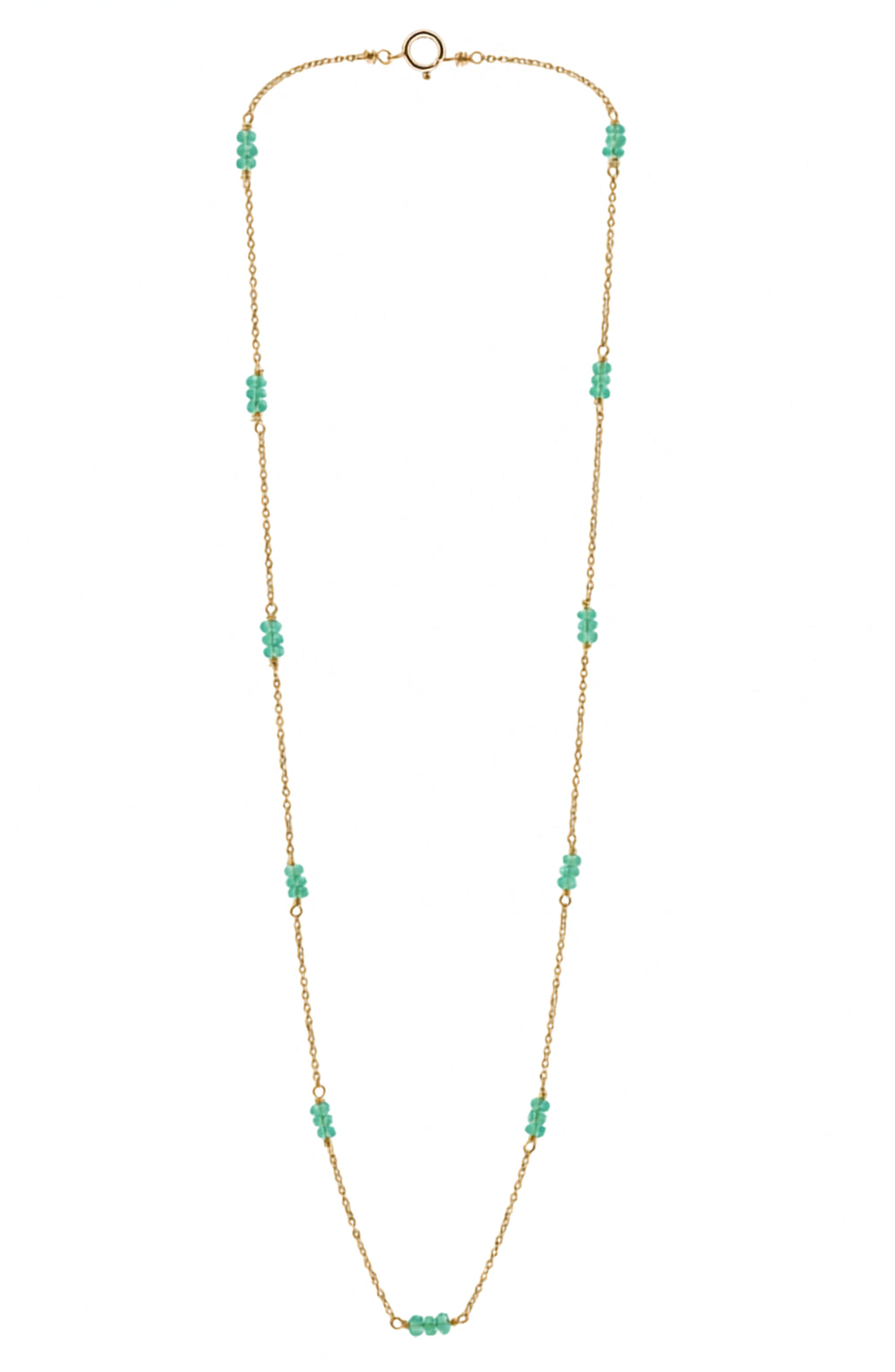 Lucky Emerald Necklace