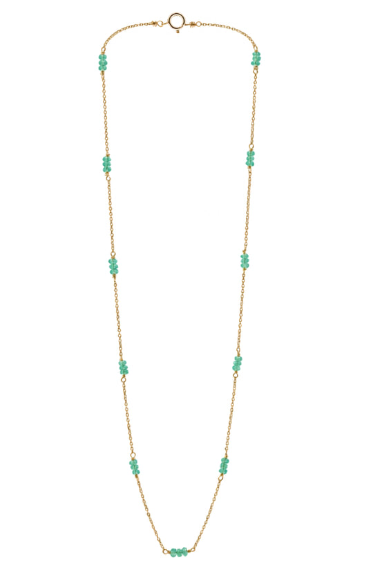 Lucky Emerald Necklace