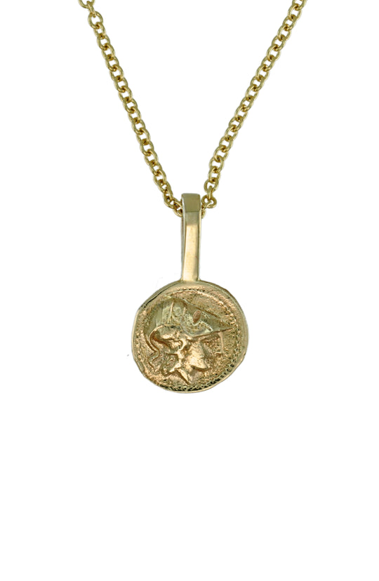 Mini Athena Coin Pendant