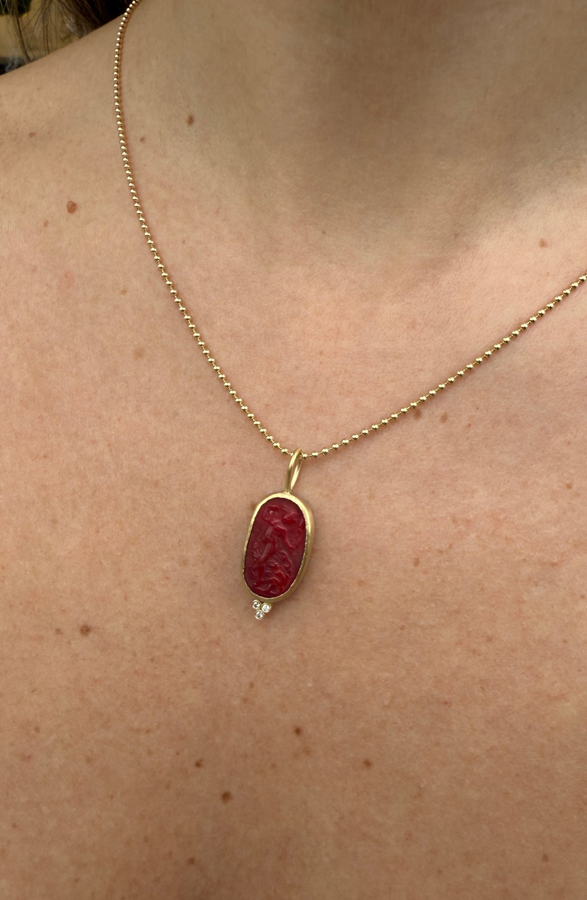 Intaglio Aphrodite Necklace, view 3