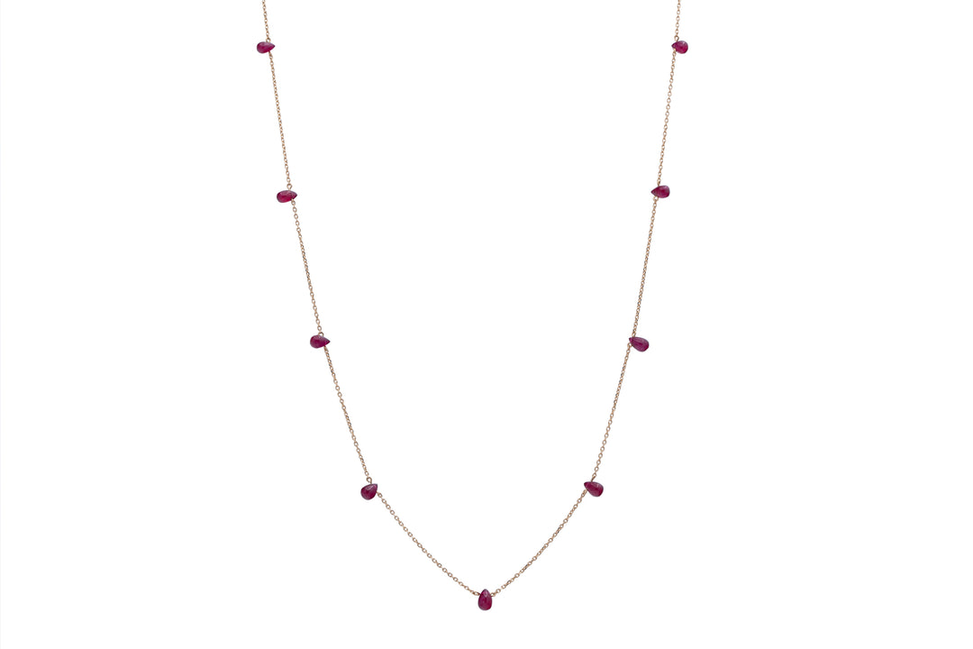 Nine Ruby Necklace