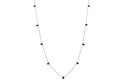 Nine Ruby Necklace
