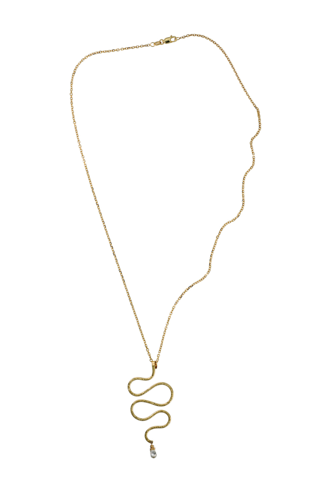 Serpent Necklace with Diamond