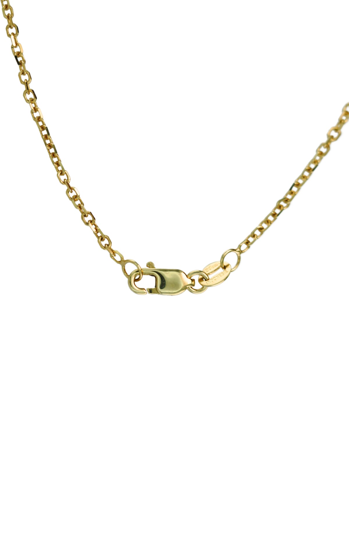 Serpent Necklace with Diamond in 18k gold, view 2