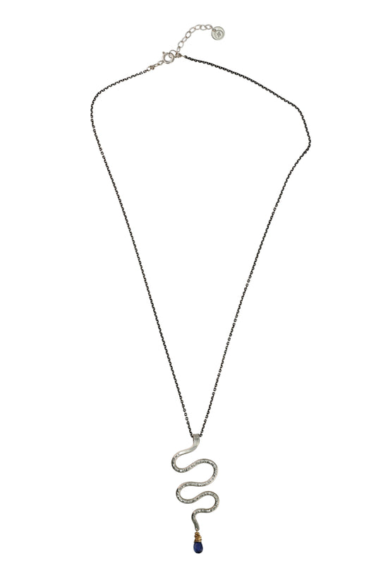 Serpent Necklace with Kyanite