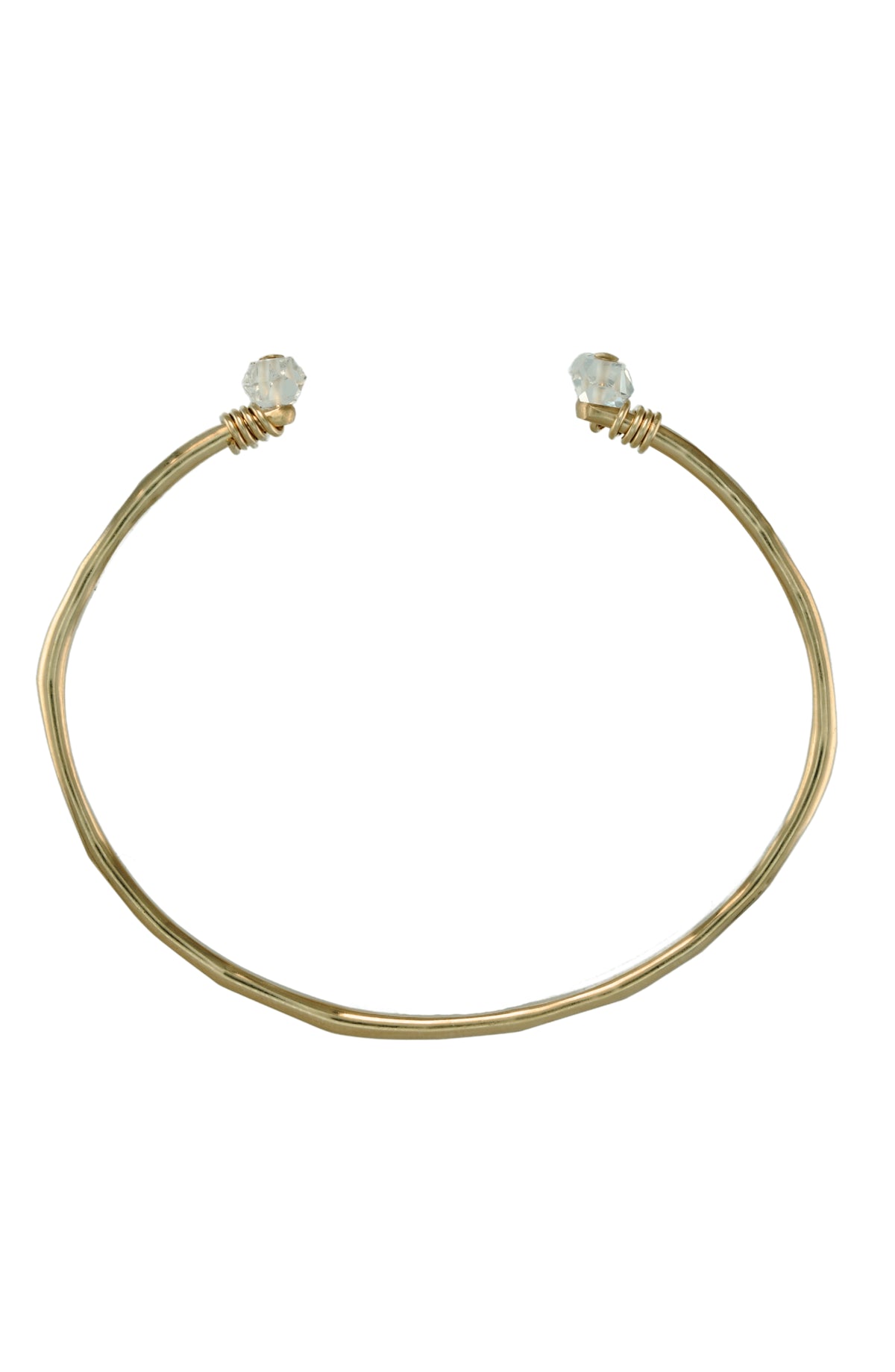 Herkimer Vida Cuff in 14k gold filled