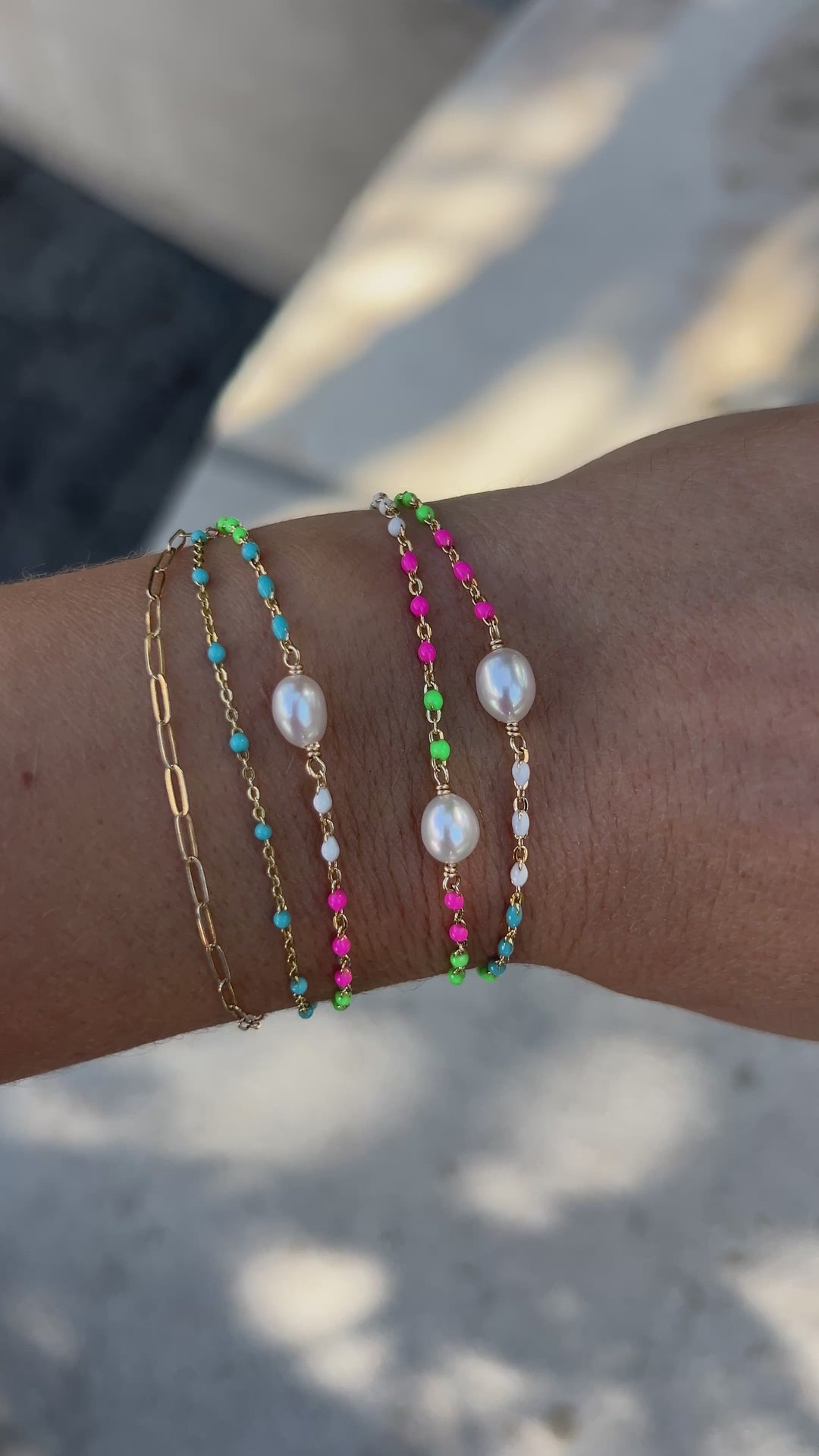 Iris Pearl Bracelet