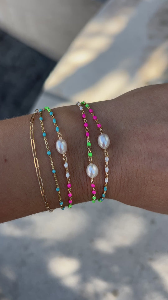 Iris Pearl Bracelet