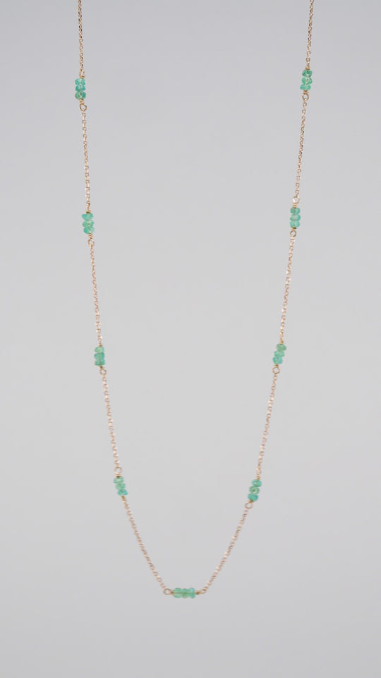 Lucky Emerald Necklace Video