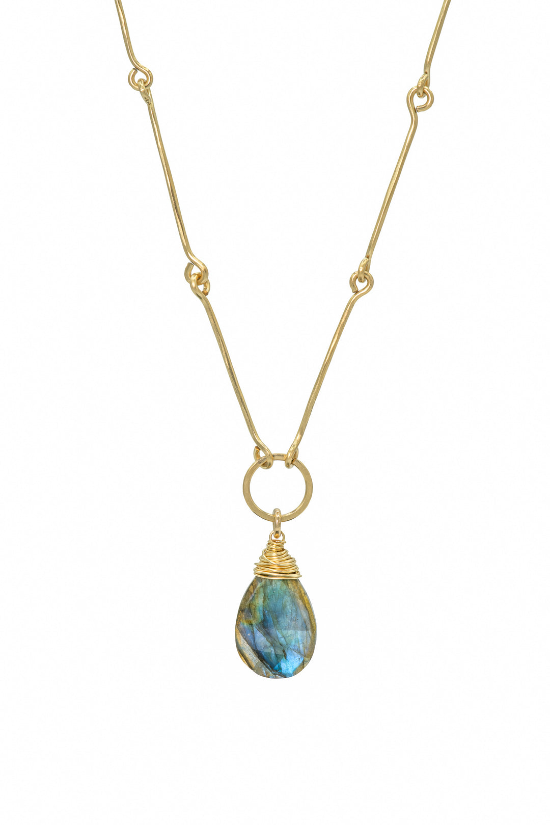 Labradorite Link Necklace