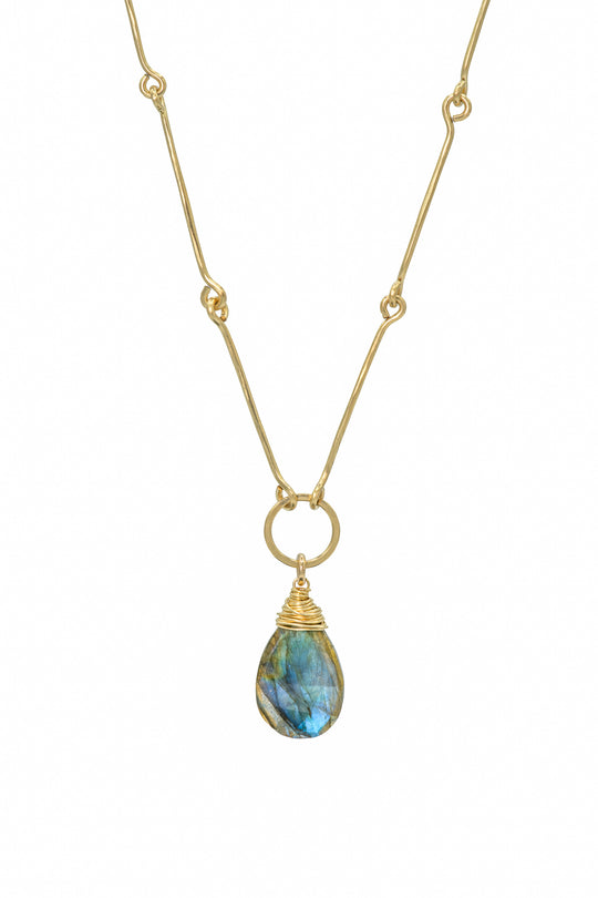 Labradorite Link Necklace