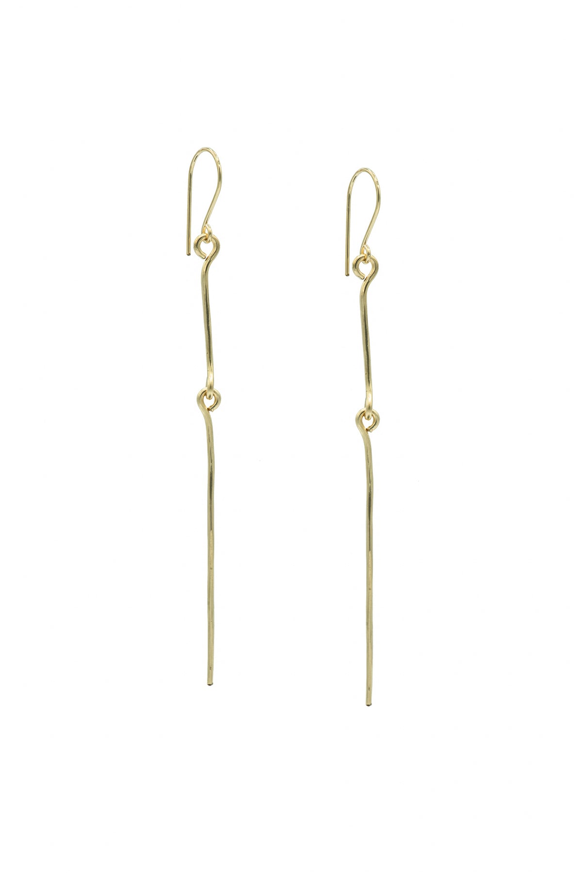 Link Earrings in 14k gold filled, detail