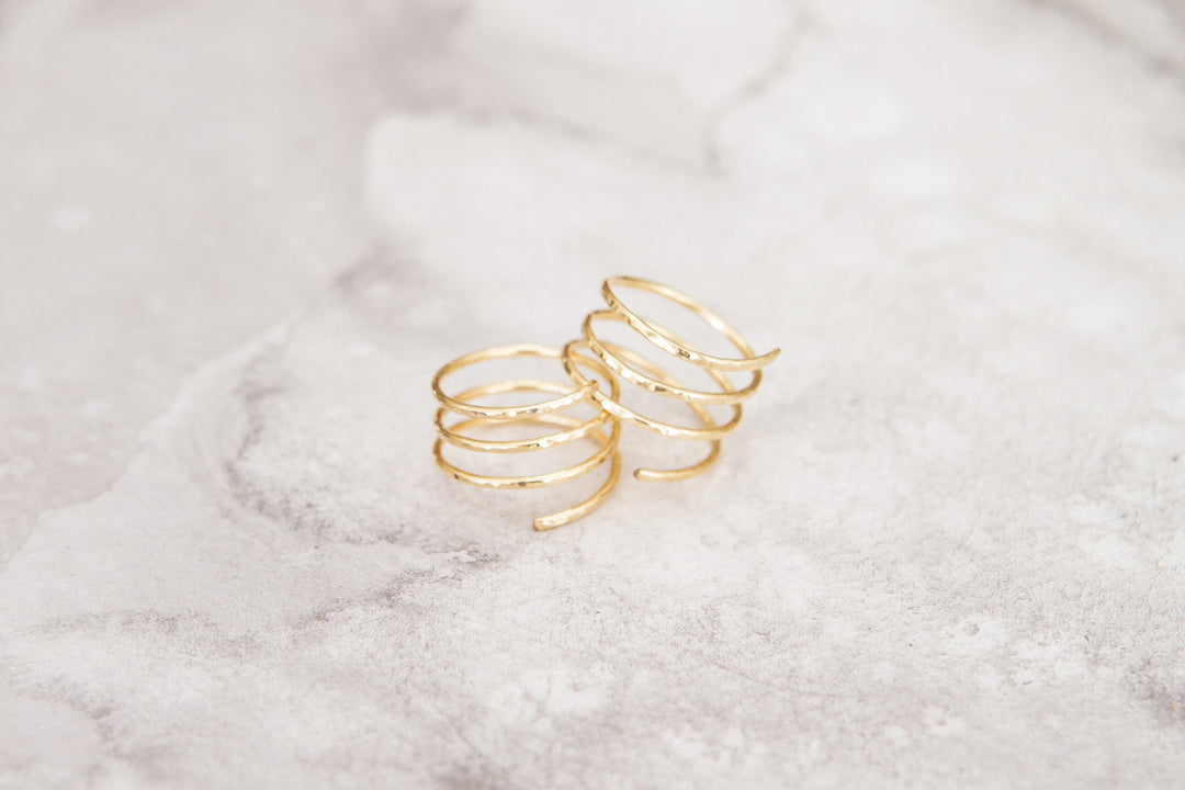Spiral Ring - 14k Gold Filled - Albisia Jewelry