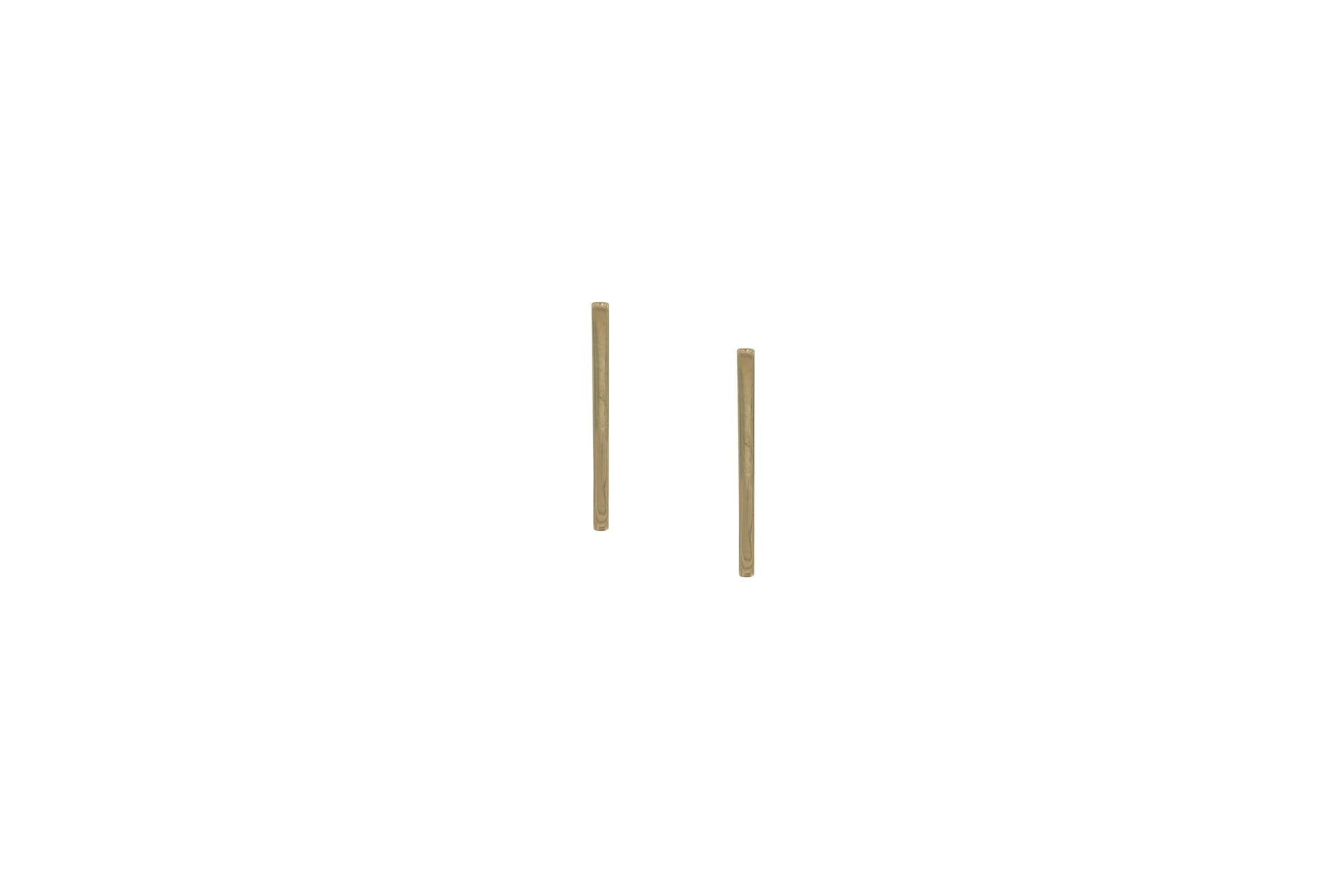 Fine Bar Studs - Long - Albisia Jewelry