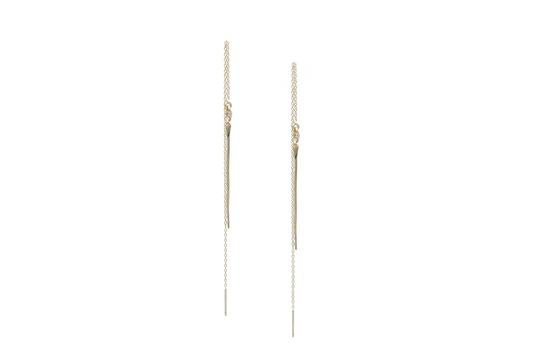 Long Bar Threaders - Albisia Jewelry